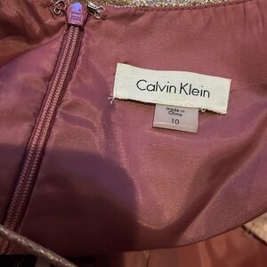 Rose gold cocktail dress